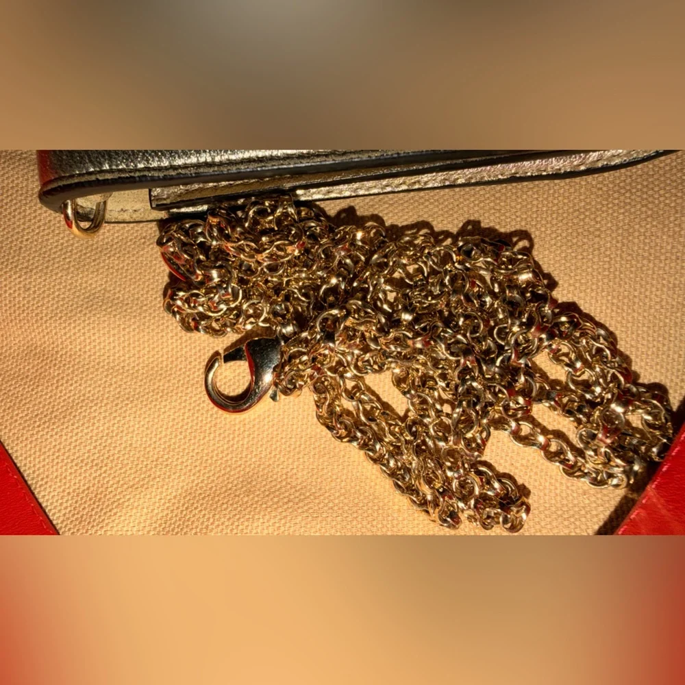 Christian Louboutin Metallic Crossbody / Clutch / Belt Bag - Picture 8 of 15